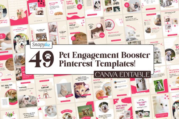Download Pet Engagement Booster Pinterest Temp - Premium Bundle