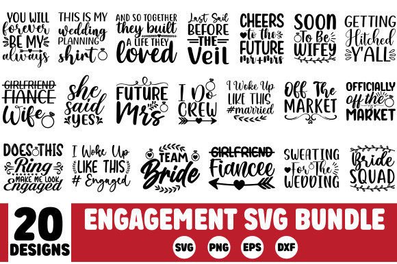 Download Engagement SVG Bundle - Engagement Collection