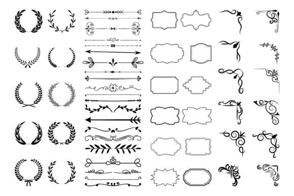 Download Vintage Calligraphic Elements. - Element Collection